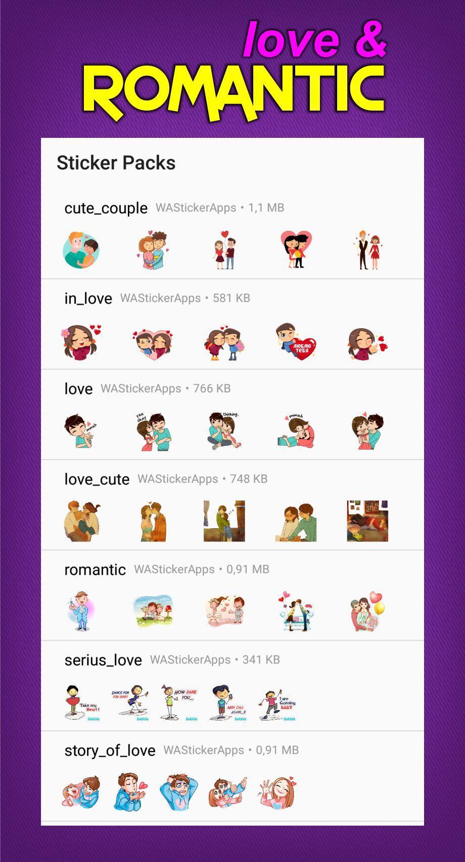 Romantis Love Sticker For Wa For Android Apk Download