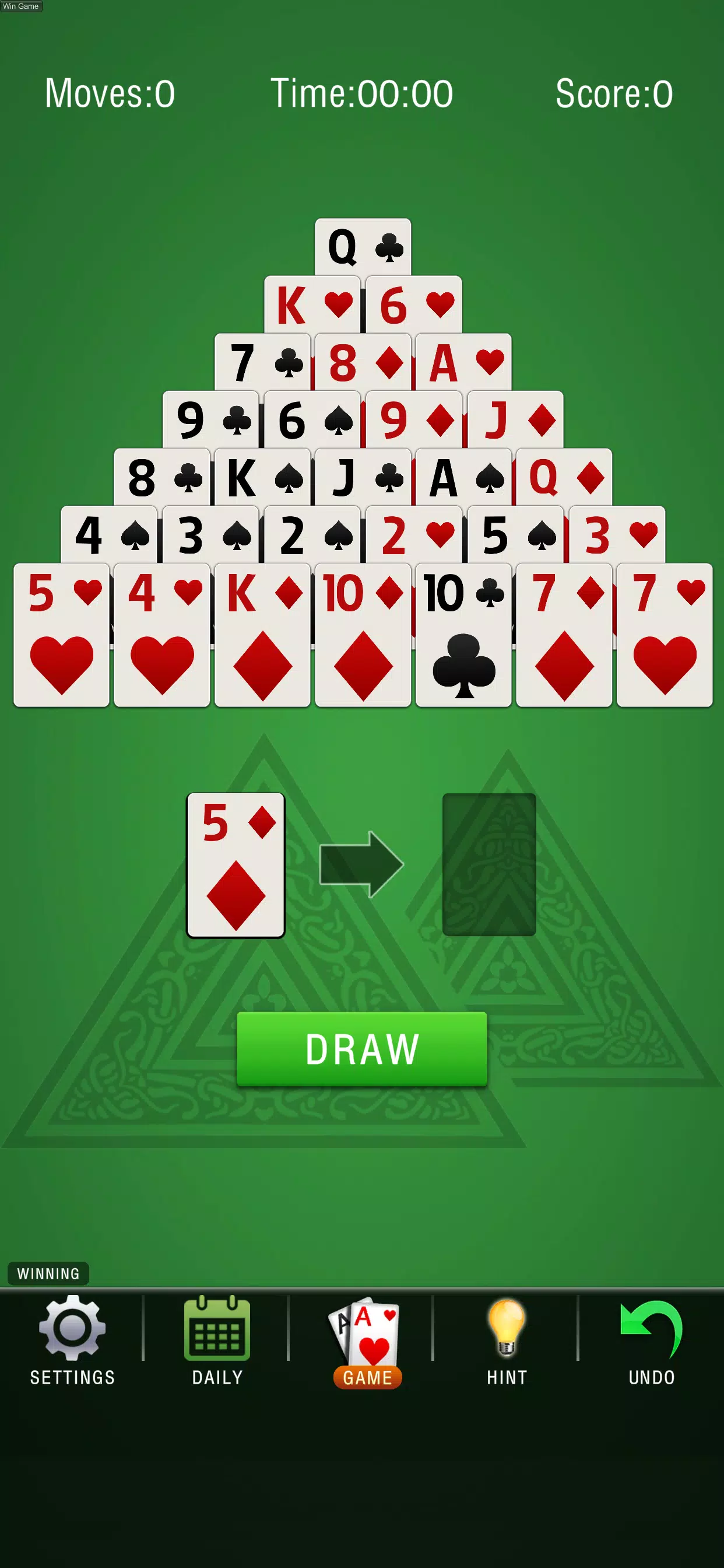 Pyramid Solitaire - Anywhere Pyramid Solitaire - Anywhere