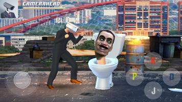 Russian Skibidi Toilet Rage Poster