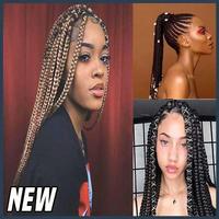 Braids Hairstyle For Black Women Affiche