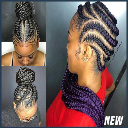 French Braids Black Hairstyle For Android Apk Download - black french braids roblox