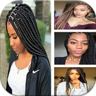Box Braids Hairstyle For Black Women biểu tượng