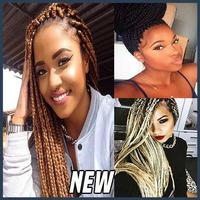 Box Braids Hairstyle For Black Women poster