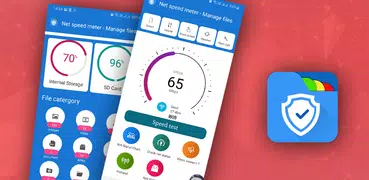 Net speed meter & Manage files