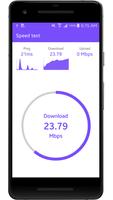 Internet speed test الملصق