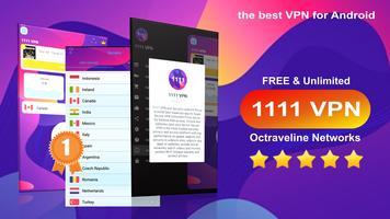 1111 VPN الملصق