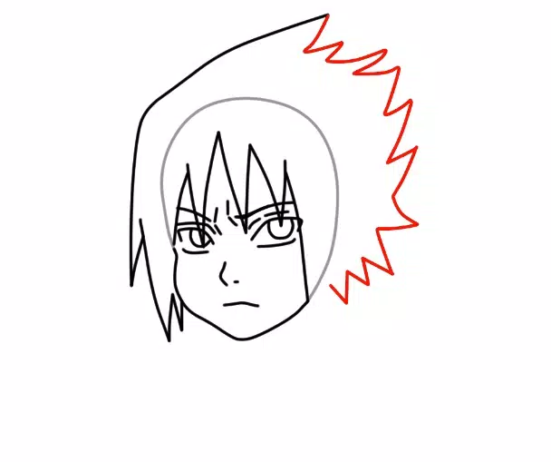 COMO DESENHAR O SASUKE UCHIHA (ADULTO) 