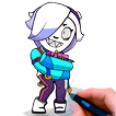 Cómo dibujar brawl stars paso 