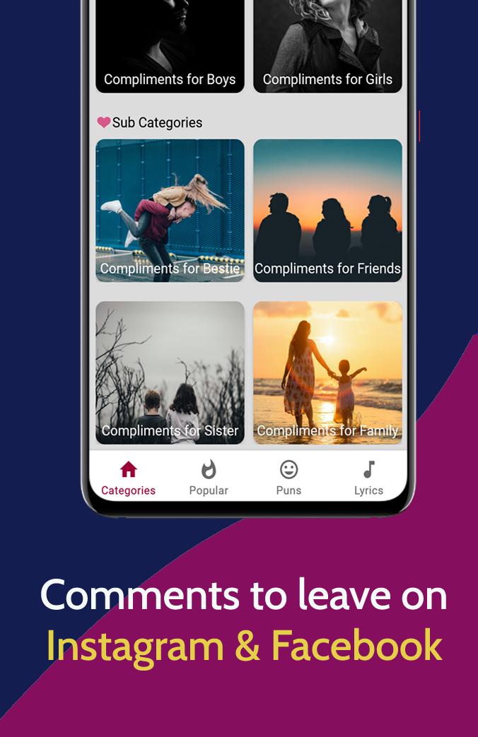 Best Comments For Instagram Photos Commentplus For Android Apk