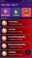 Captions and Hashtags for Likes تصوير الشاشة 2