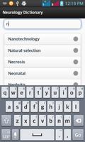 Neurology Dictionary screenshot 1