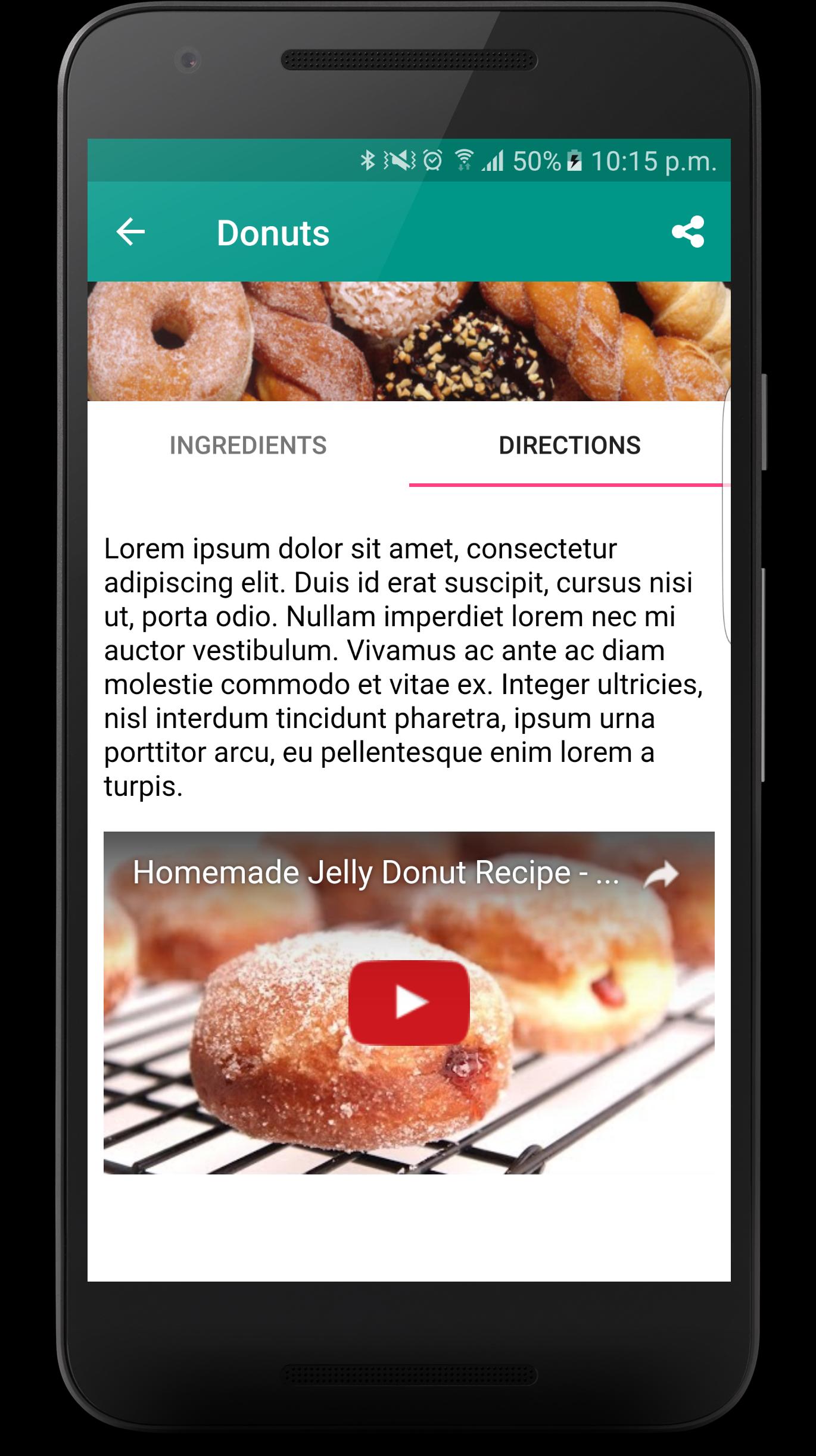 Ultimate Recipe App Template for Android - APK Download