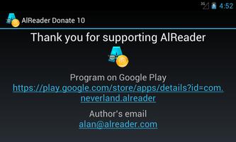 AlReader Donate 10 capture d'écran 1