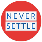 Never Settle Wallpapers-icoon