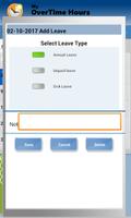 MyOvertimeHours captura de pantalla 3
