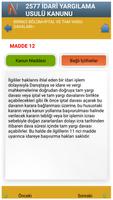 İdari Yargılama Usulü Kanunu capture d'écran 3