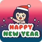 Happy Holiday Sticker for WhatsApp Messenger icône