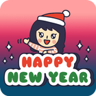Happy Holiday Sticker for WhatsApp Messenger आइकन