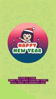 Poster Happy Holiday Sticker for WhatsApp Messenger
