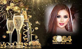 New year photo frame 2024 imagem de tela 2