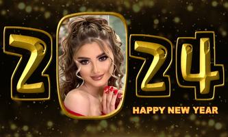 New year photo frame 2024 imagem de tela 3