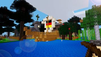 New Crafting & Building Pixel Block World capture d'écran 2