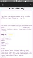 برنامه‌نما Learn HTML and CSS عکس از صفحه