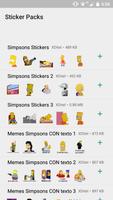 Simpsons Memes Stickers para WhatsApp 海報