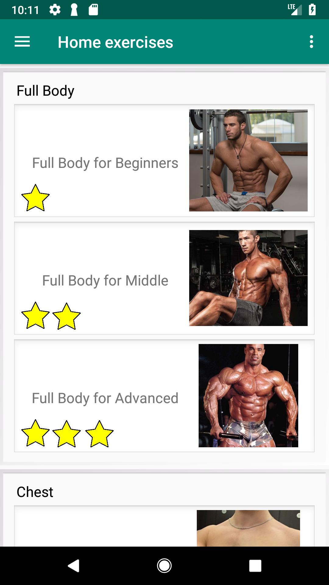 Beginner workout routine for men at home