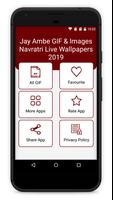 Jay Ambe GIF & Images Navratri Live Wallpapers Affiche