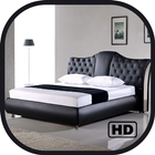 Wooden Bed Furniture Design icône