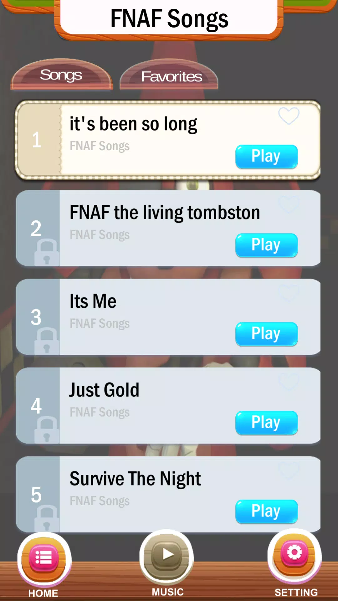 Descarga de APK de 🐻 FNAF Piano Songs 👻 Piano Tiles Game para Android