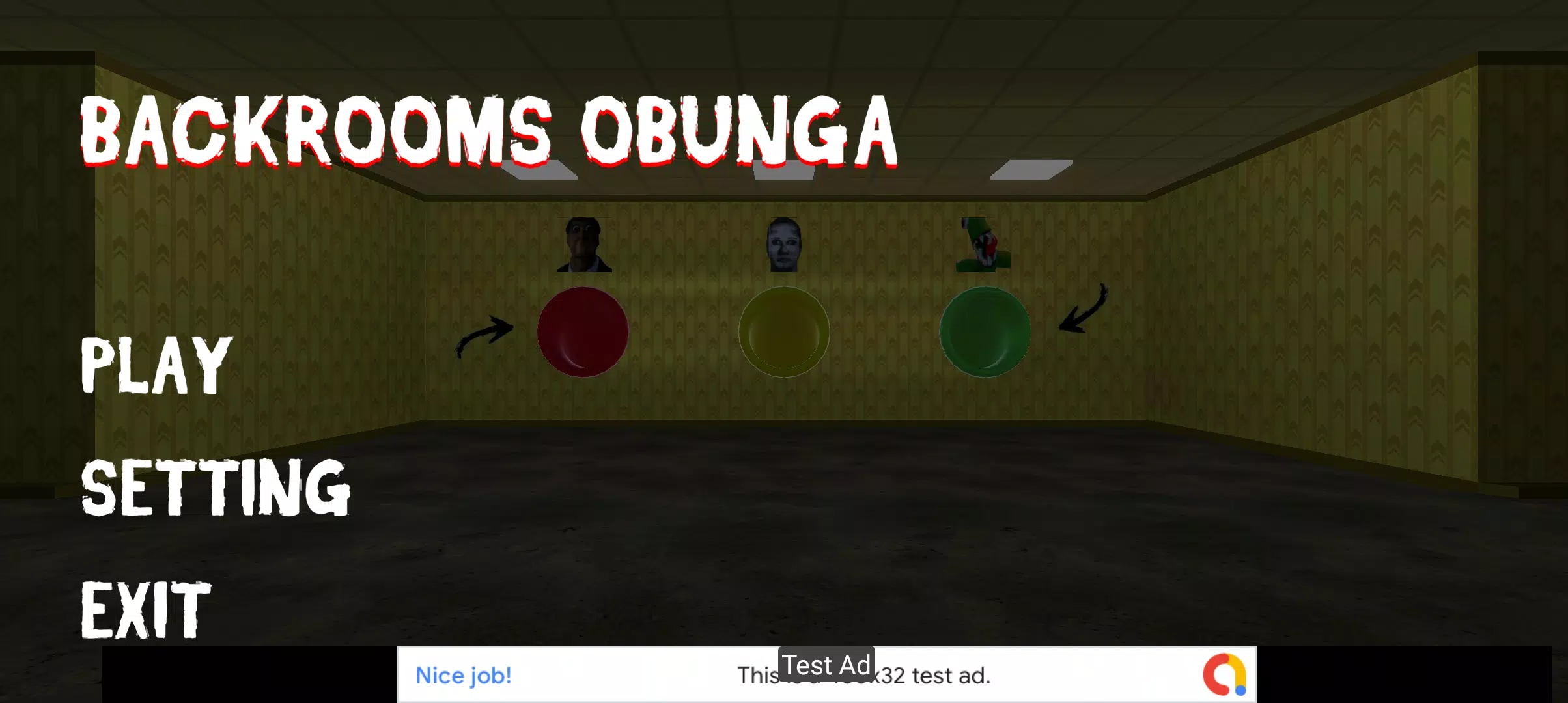 Nextbots: Obunga in Backrooms MOD APK v0.01.06 (Unlocked) - Jojoy