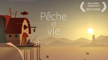 Pêche et vie Affiche