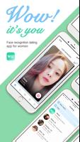 WowU– Face recognition Dating, Meet Singles & Chat Cartaz