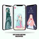 Hijab : Best Muslimah Cartoon Wallpapers иконка