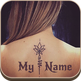 Tattoo Name On My Photo icône