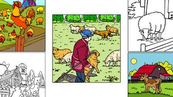 Country Farm Color by Number تصوير الشاشة 1