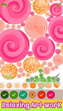 Screenshot 4 for Candy Art: Paint by Number