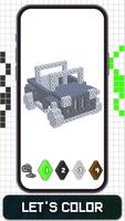 Cars Color by Number Voxel Art capture d'écran 3