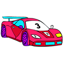 Cars Paint by No. Glitter APK