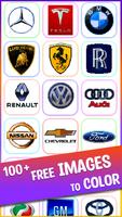 Cars Logo Pixel Art Coloring скриншот 1