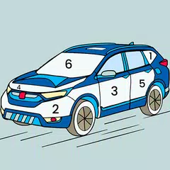 Cars Glitter Coloring Book Icon