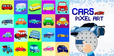 Cars Pixel Art Color by Number