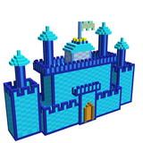 Castles Voxel Color by Number icon