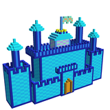 Castles Voxel Color by Number