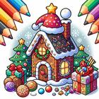Christmas Color by Number أيقونة