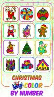 Christmas Color by Number plakat