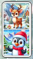 Christmas Gliter Coloring Book الملصق