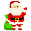 Christmas Pixel Art: Sandbox Paint,Color By Number